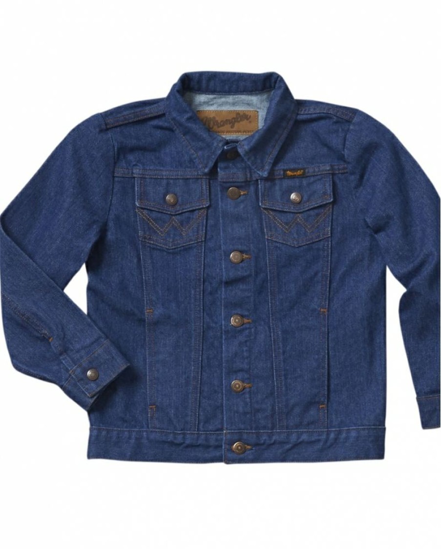 Offering Discounts Wrangler@ Boys' Unlined Jean Jacket | * Online