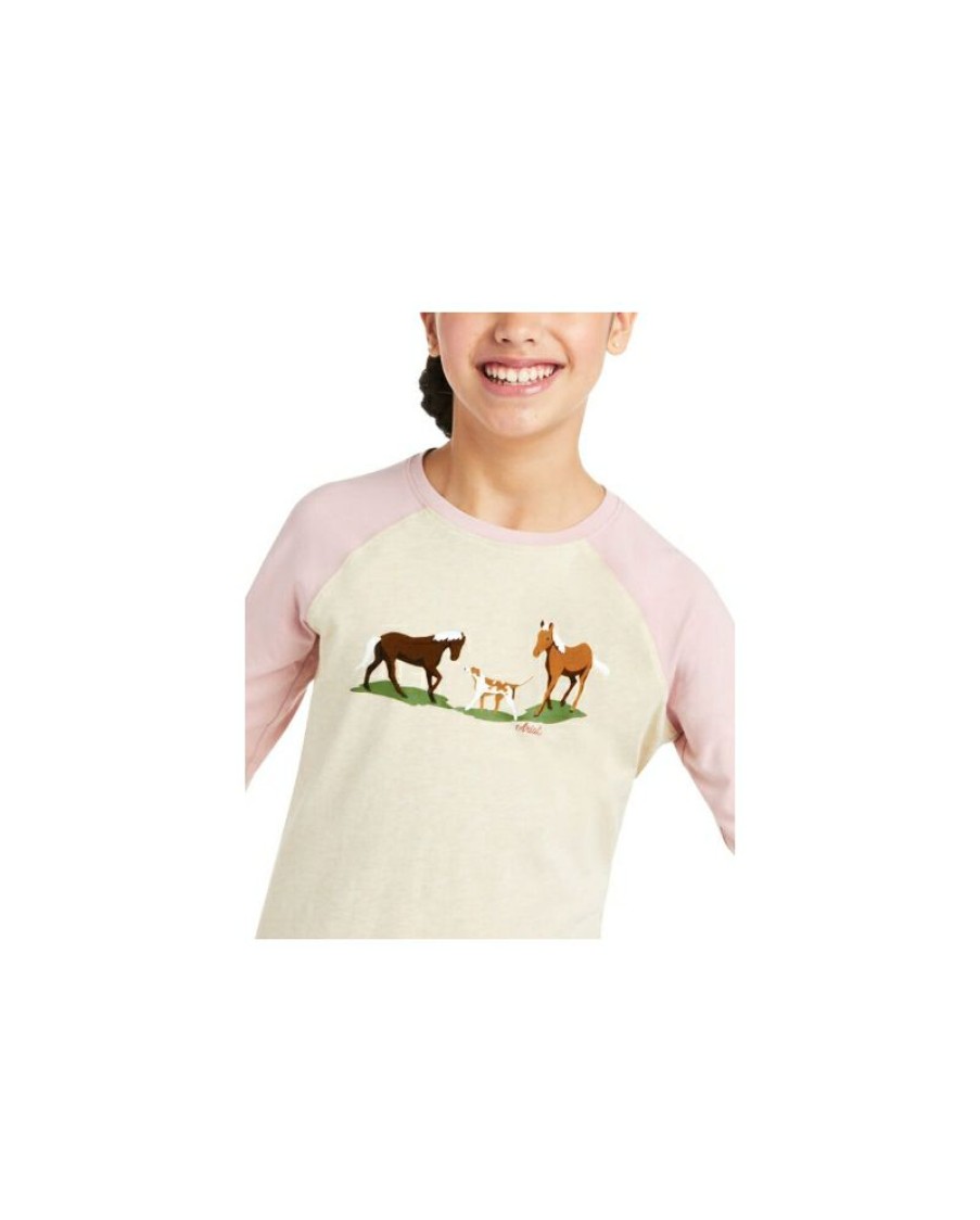 Wholesale Ariat@ Girls' Pasture Scene Tee | * Best