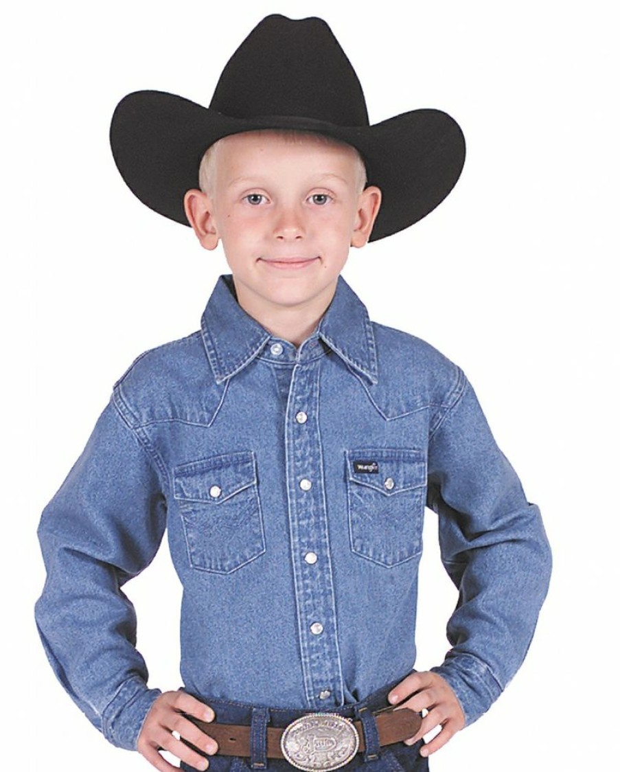 Best Guaranteed Wrangler@ Boys' Workshirt Youth | * Wholesale