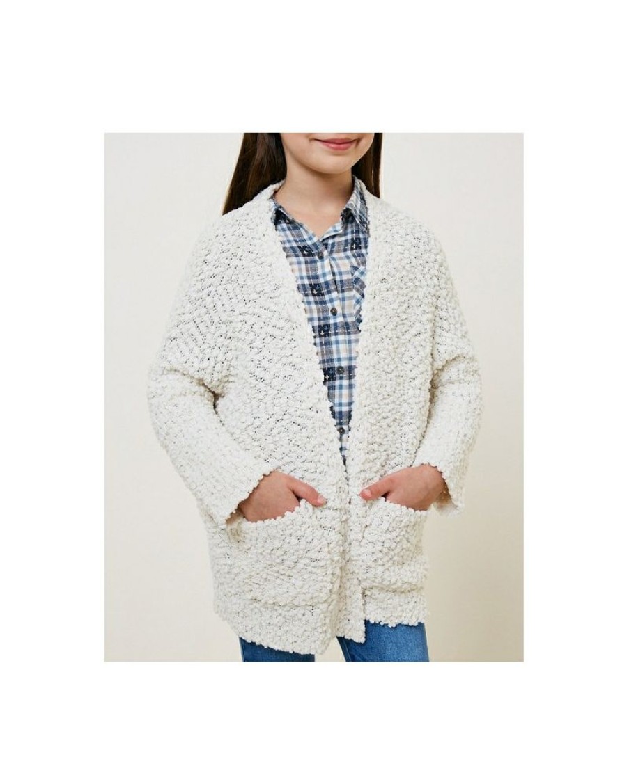 Offering Discounts Girls' Hayden Popcorn Cardigan | * Clearance