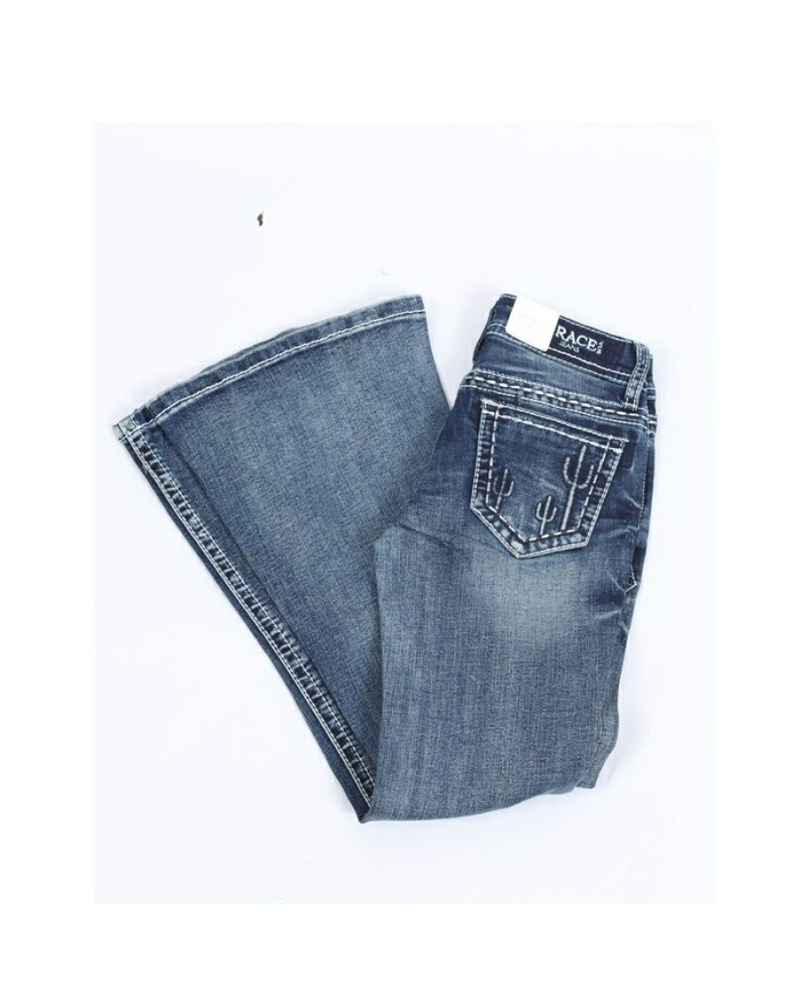 Exclusive Grace In La Girls' Cactus Bootcut Jean | * Online