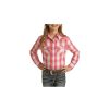 Free Delivery Panhandle@ Girls' Ombre Plaid Snap Shirt | * Wholesale