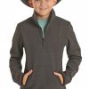 Lower Price Powder River Outfitters Kids' 1/4 Zip Pullover Black | * Hot