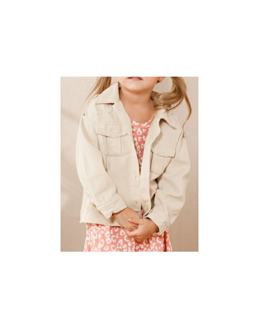 Quick Delivery Oddi@ Girls' Mommy Match Cream Jacket | * Hot